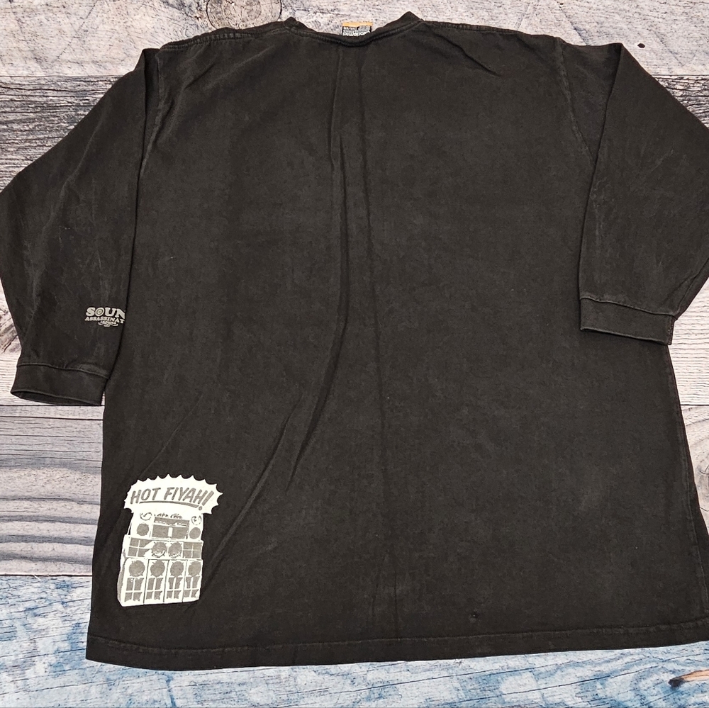 Akademiks Men's Double Side Sound System Long Sleeve Shirt Men's Size 5xl View 4